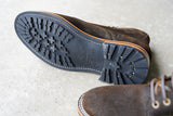 The Allen Stitchdown - Dark Olive Waxed Rough-out (618)
