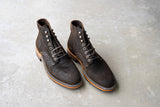 The Allen Stitchdown - Dark Olive Waxed Rough-out (618)