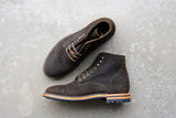 The Allen Stitchdown - Dark Olive Waxed Rough-out (618)