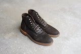 The Allen Stitchdown - Dark Olive Waxed Rough-out (618)